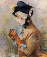 Morisot, Berthe - Woman Wearing Gloves, The Parisienne